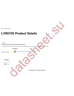 LVR075S datasheet  